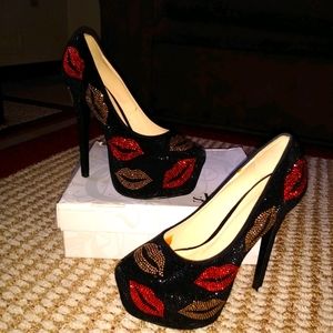 Valentine's day inspired pumps